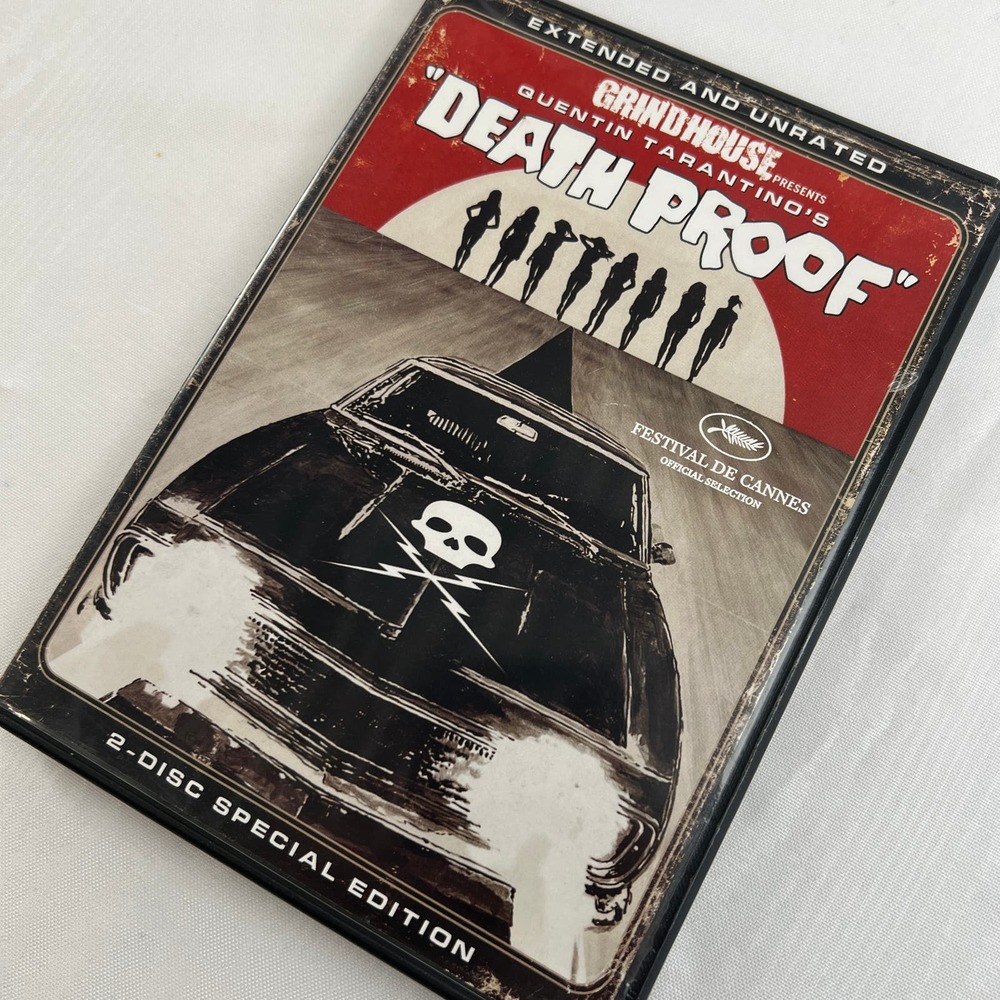 Death Proof 2 Grindhouse Quentin‎ Tarantino 2007 2 DVD's